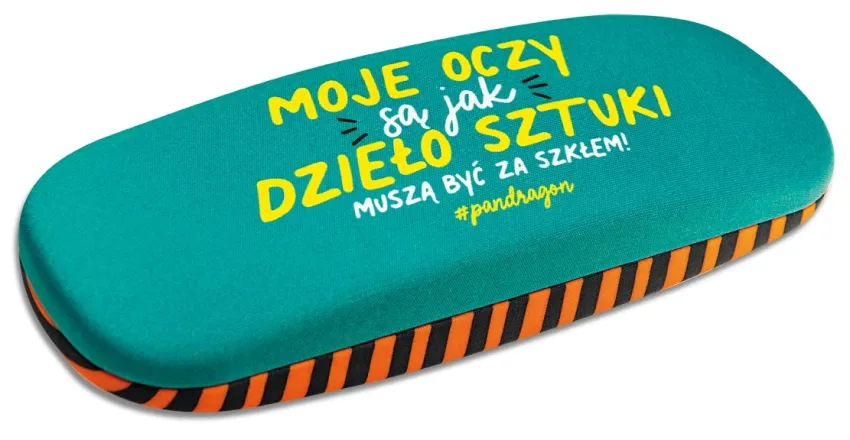 Etui na okulary - Moje oczy są jak dzieło sztuki, muszą być za szkłem