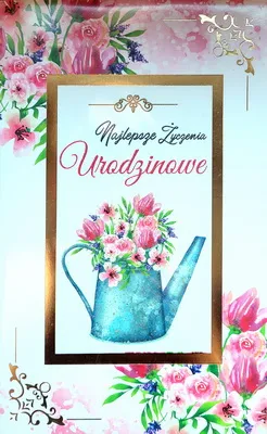 Karnet 2K - Najlepsze życzenia urodzinowe