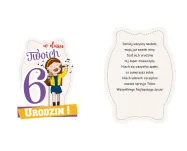 Karnet 2K - W dniu Twoich 6 urodzin! - 2