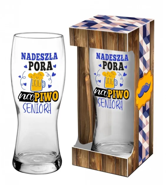 Szklanka do piwa - Nadeszła pora na piwo seniora