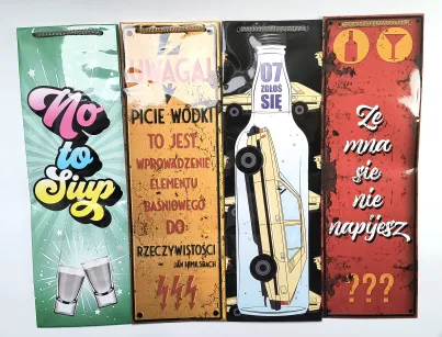 Torebka na butelkę - Imprezowa (10 sztuk)