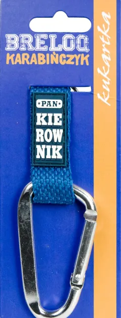 Brelok karabińczyk Kukartka - Pan Kierownik