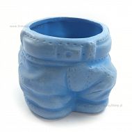Pojemnik ceramiczny - Spodenki (niebieskie)