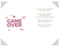 Karnet - Dziś jest dzień Waszego ślubu czyli Game Over - 2