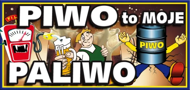 Tabliczka 3D - Piwo to moje paliwo