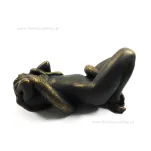 Figurka - akt z wężem - kobieta leżąca - 3