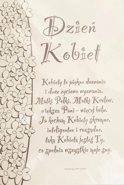 Dyplom - Dzień Kobiet