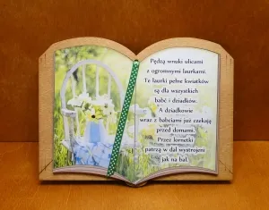 Księga okolicznościowa - Dla Dziadków - Pędzą wnuki ulicami z ogromnymi laurkami