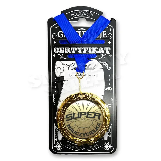 Medal w folii - Super Nauczycielka