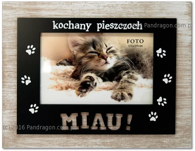 Ramka harmony - Kochany pieszczoch - (Kot) Miau