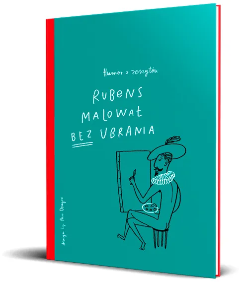 Brulion A5 kratka, 96 kartek - Rubens malował bez ubrania