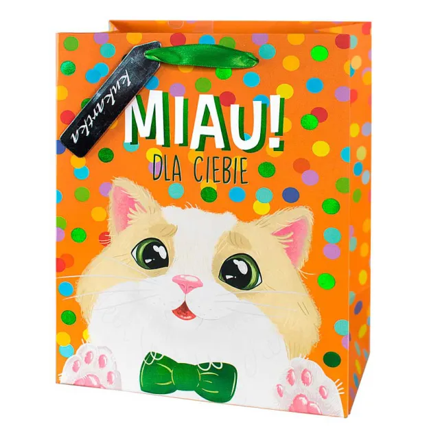 Torebka Kukartka M - Miau! Dla Ciebie.