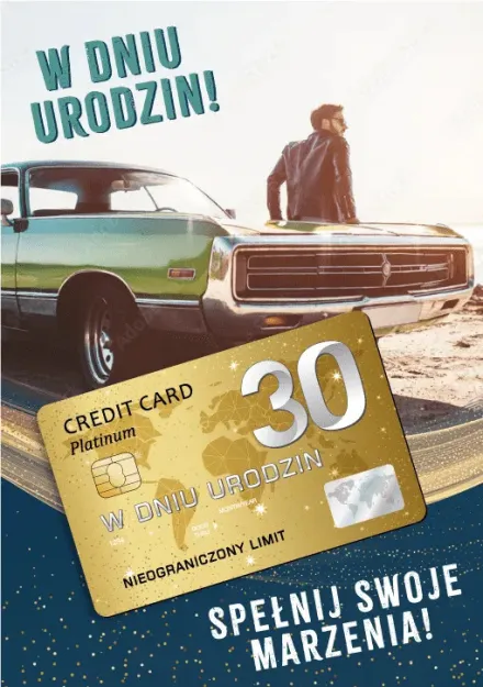Karnet + Karta - 30. W dniu urodzin.