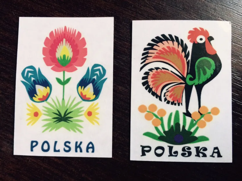 Magnes na lodówkę - Kogut folk