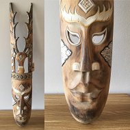 Dekoracja - Maska drewniana Deer 100 cm