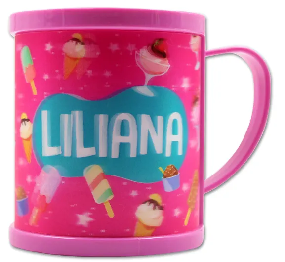 Kubek plastikowy 3D - Liliana