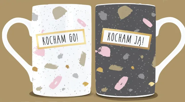 Kubki Para Kukartka - Kocham Go! / Kocham Ją!