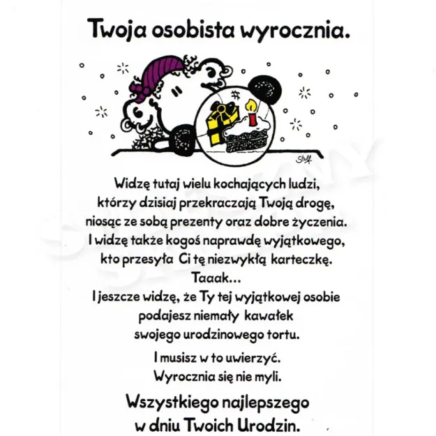 Kartka Sheepworld - Wszystkiego najlepszego w dniu Twoich Urodzin. Twoja osobista wyrocznia.