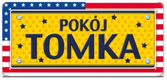 Tabliczka 3D - Pokój Tomka