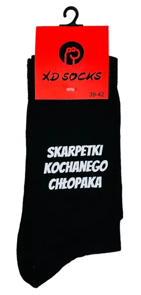 Skarpetki czarne - Kochanego Chłopaka
