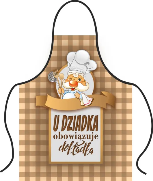 Fartuch premium - U Dziadka obowiązuje dokładka