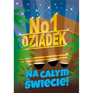 Karnet DK - No 1 Dziadek na całym świecie