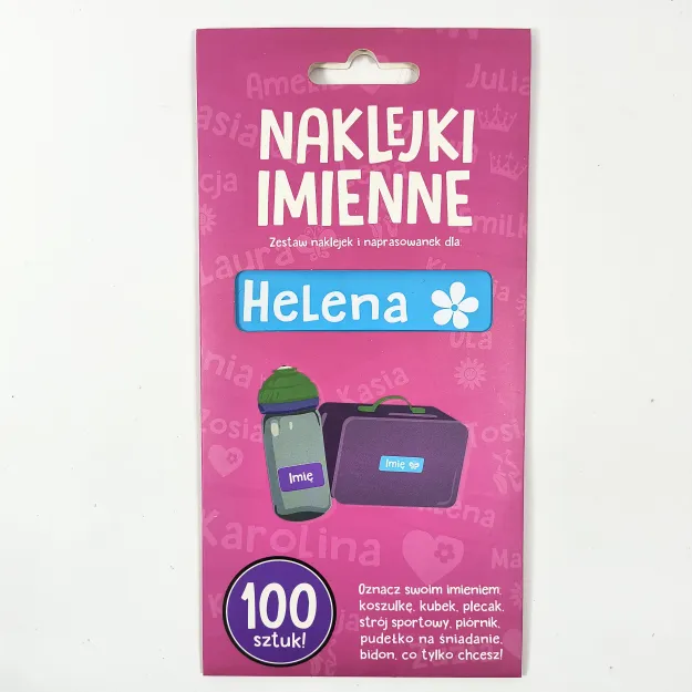 Naklejki imienne 100 szt. - Helena
