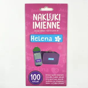 Naklejki imienne 100 szt. - Helena