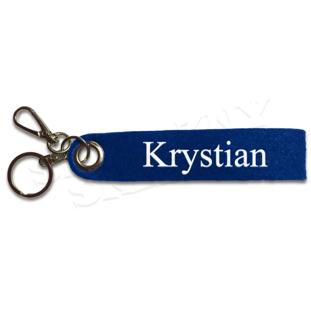 Brelok filcowy z imieniem - Krystian
