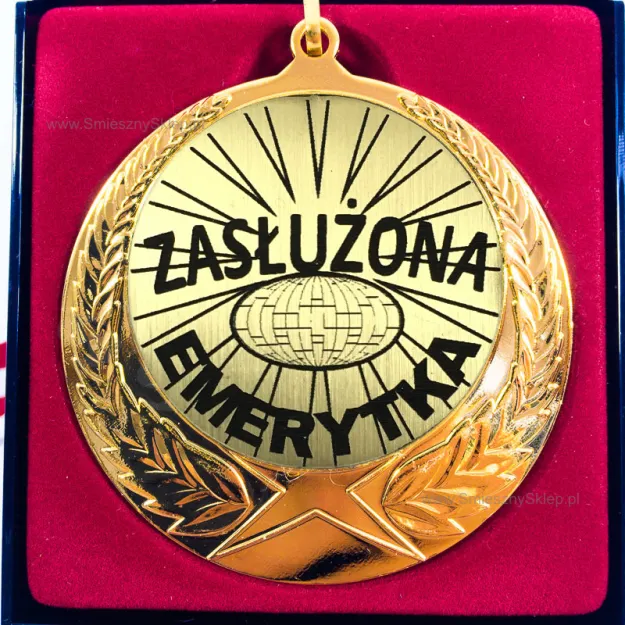 Medal w etui - Zasłużona Emerytka