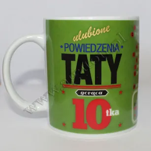 Kubek Kukartka - Gorąca 10-tka - Ulubione powiedzenia Taty