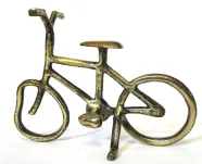 Figurka metalowa koślawy rower - 2