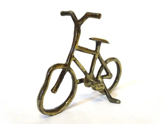 Figurka metalowa koślawy rower