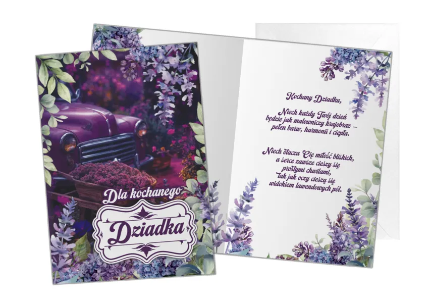 Kartka C5 - Dla kochanego Dziadka