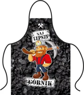 Fartuszek  - Najlepszy Górnik (ciemny)