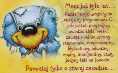 Karta kredytowa - Masz już tyle lat ... każde Twoje urodziny to okazja ....