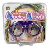 Okulary z wycieraczkami, fioletowe - Na deszczową, pogodę