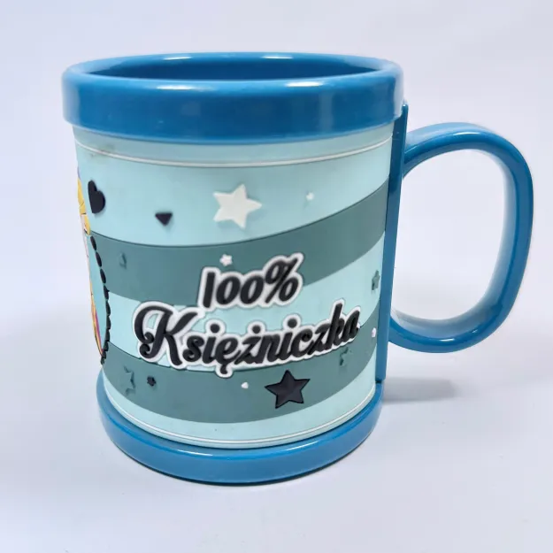 Kubek plastikowy 3D z imieniem - 100% Księżniczka