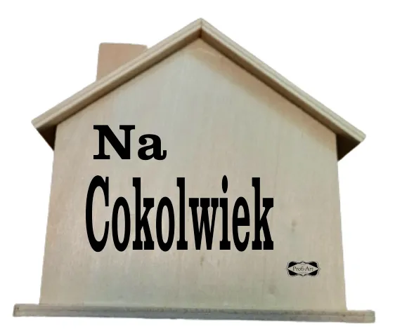 Skarbonka domek - Na cokolwiek