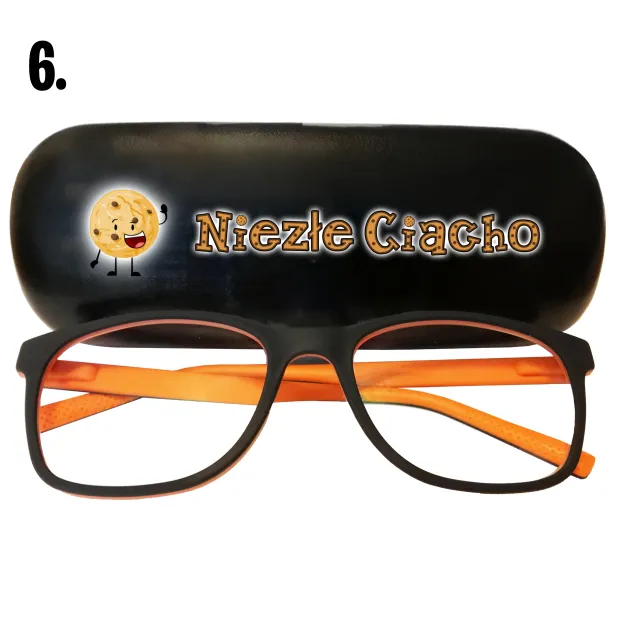 Etui na okulary czarne - Niezłe Ciacho