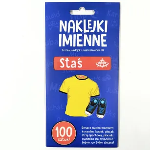 Naklejki imienne 100 szt. - Staś