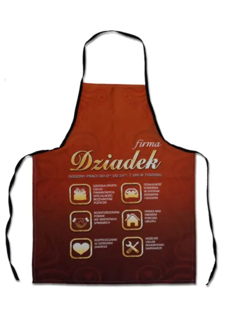 Fartuch premium - Firma Dziadek (ciemny)