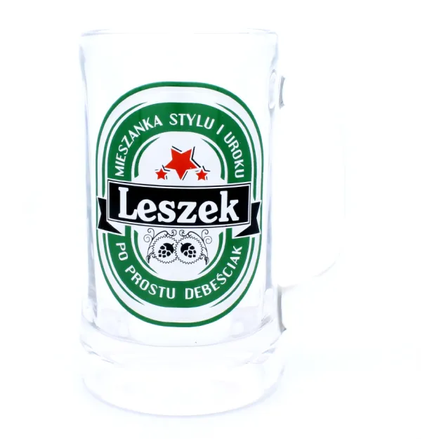 Kufel 0.3L - Leszek Mieszanka stylu i uroku po prostu debeściak