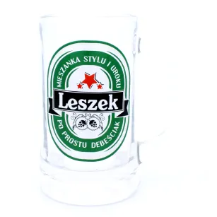 Kufel 0.3L - Leszek Mieszanka stylu i uroku po prostu debeściak