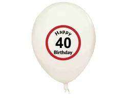 Balony - 40 Happy Birthday