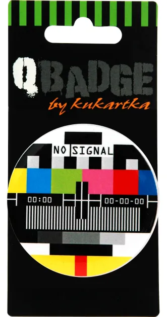 Przypinka Kukartka - No signal
