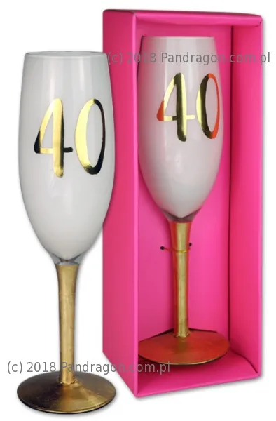 Kielich slim - 40 urodziny / rocznica