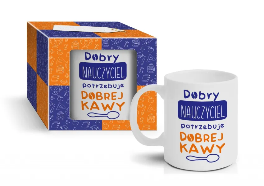 Kubek - Dobry nauczyciel potrzebuje dobrej kawy