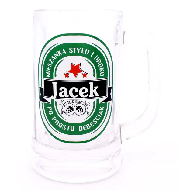 Kufel 0.3L - Jacek Mieszanka stylu i uroku po prostu debeściak
