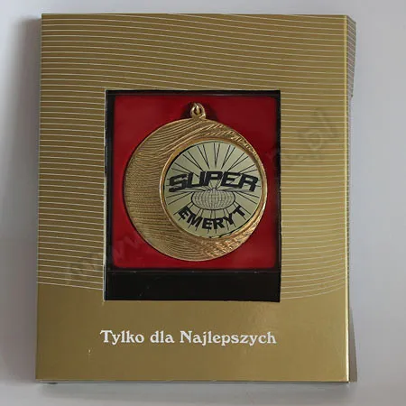 Medal w etui - Super emerytka